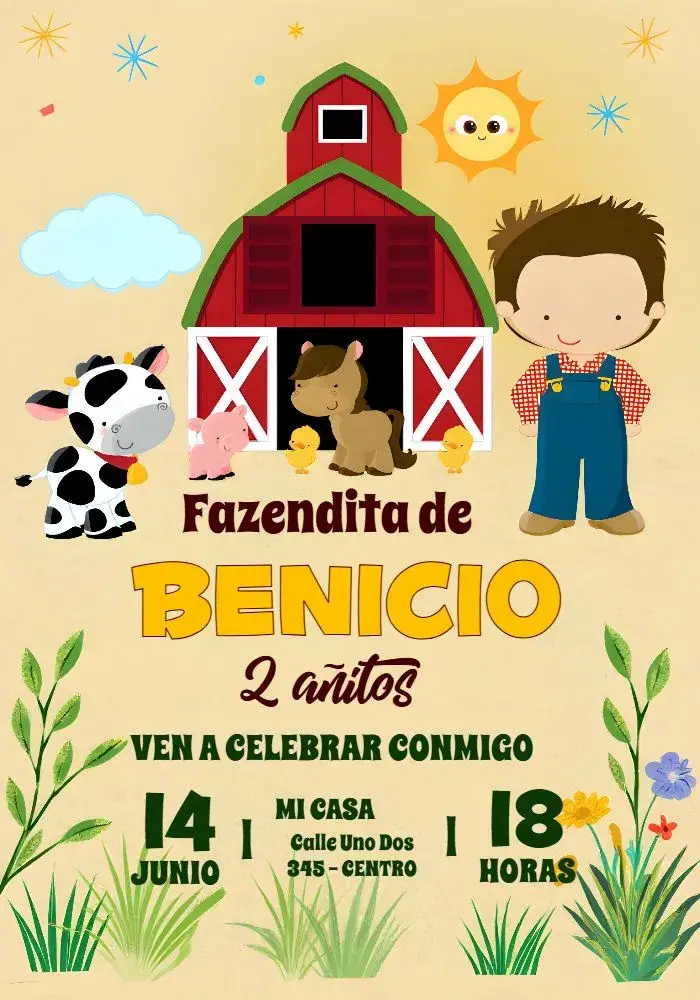 Invitación Granja del Granjero