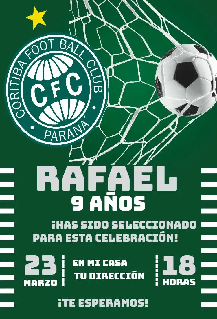 Invitación Coritiba 2