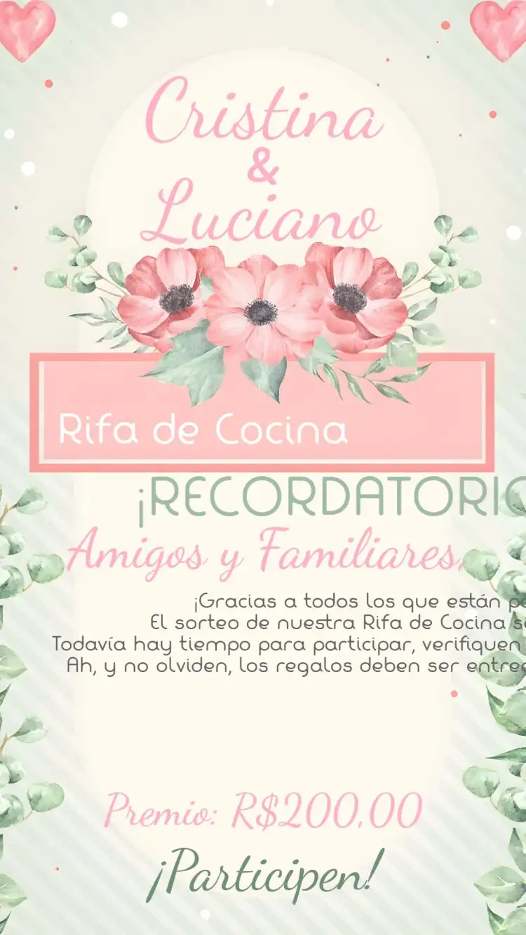 Invitación Recordatorio De Rifa de Té de Cocina – tema Despedida de Soltera rosa, gris, moderno, minimalista, elegante, cocina