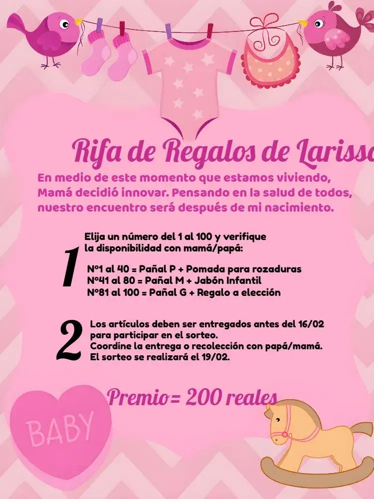 Invitación Chá Rifa Varal De Roupas Lila – tema Té Rifa lila, floral, gráficos infantiles, pájaros, suave, alegre
