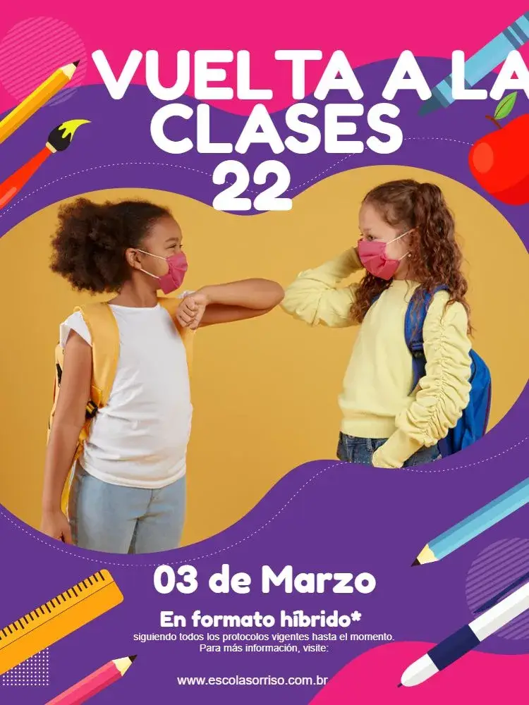Invitación Vuelta a Clases Escuela