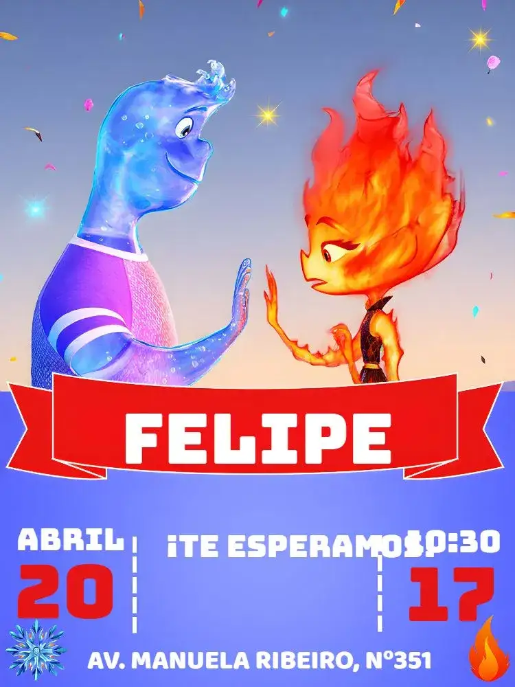 Invitación Elementos Pollo – tema Fechas Conmemorativas colorido, divertido, juvenil, temático, moderno