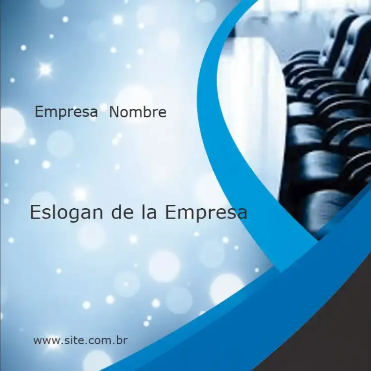 Publicación Para Empresas Abstracto Azul
