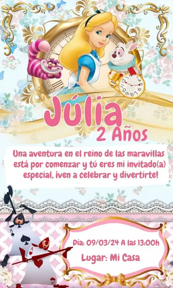 Alicia En El País De Las Maravillas Padres