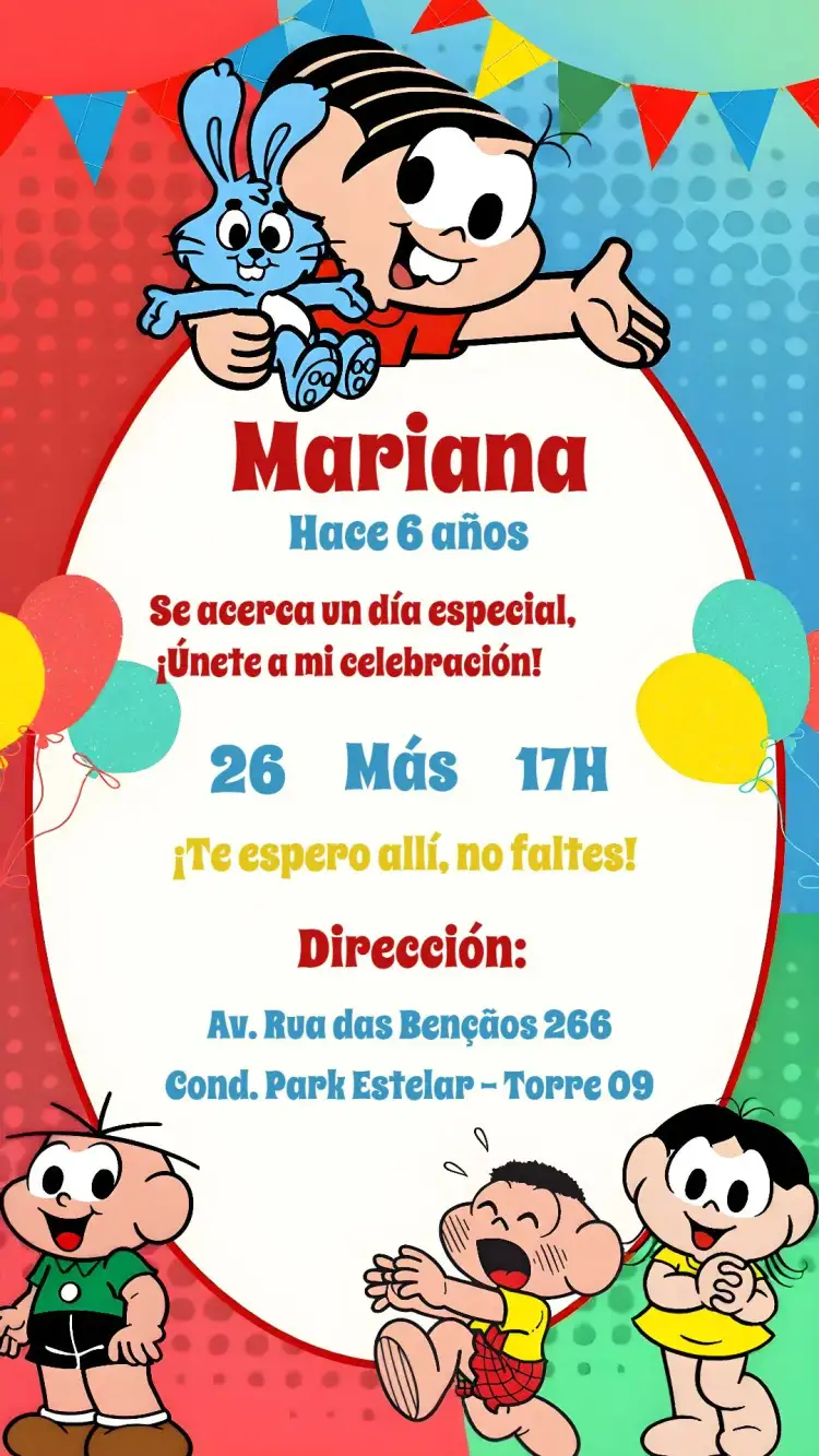 Turma Da Mónica Niños