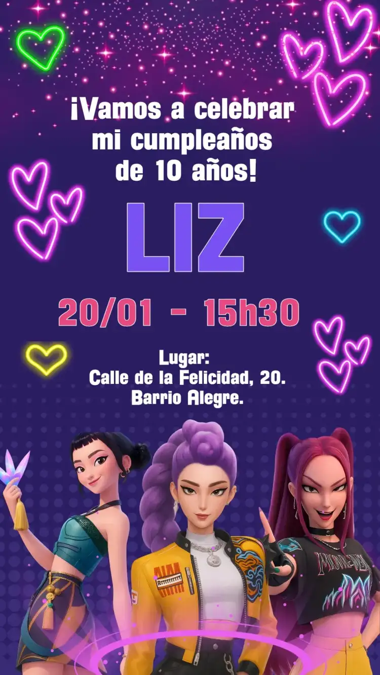 Cumpleaños Guerreras del K-Pop