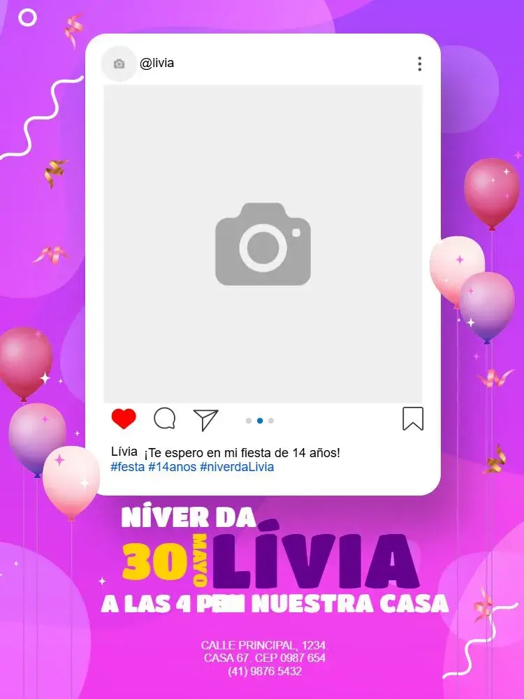Invitación Moderno Fiesta De Celebración