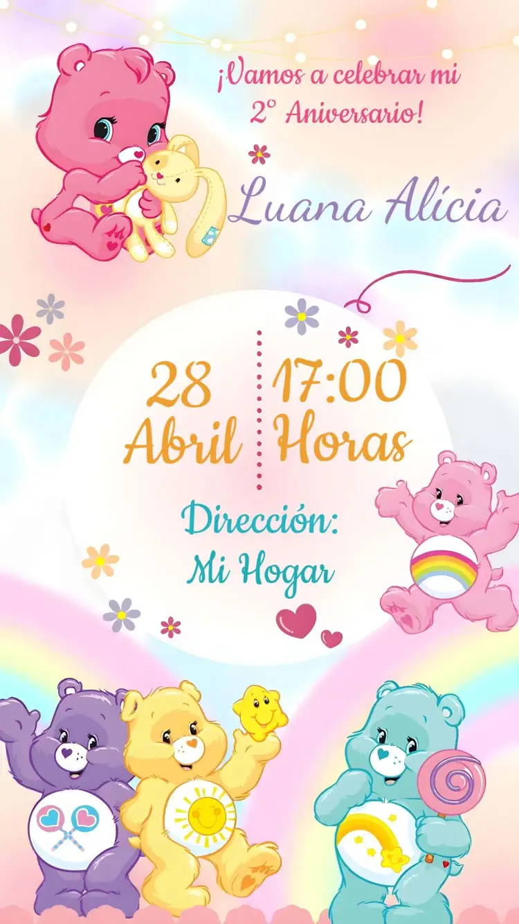 Invitación Osos Amorosos