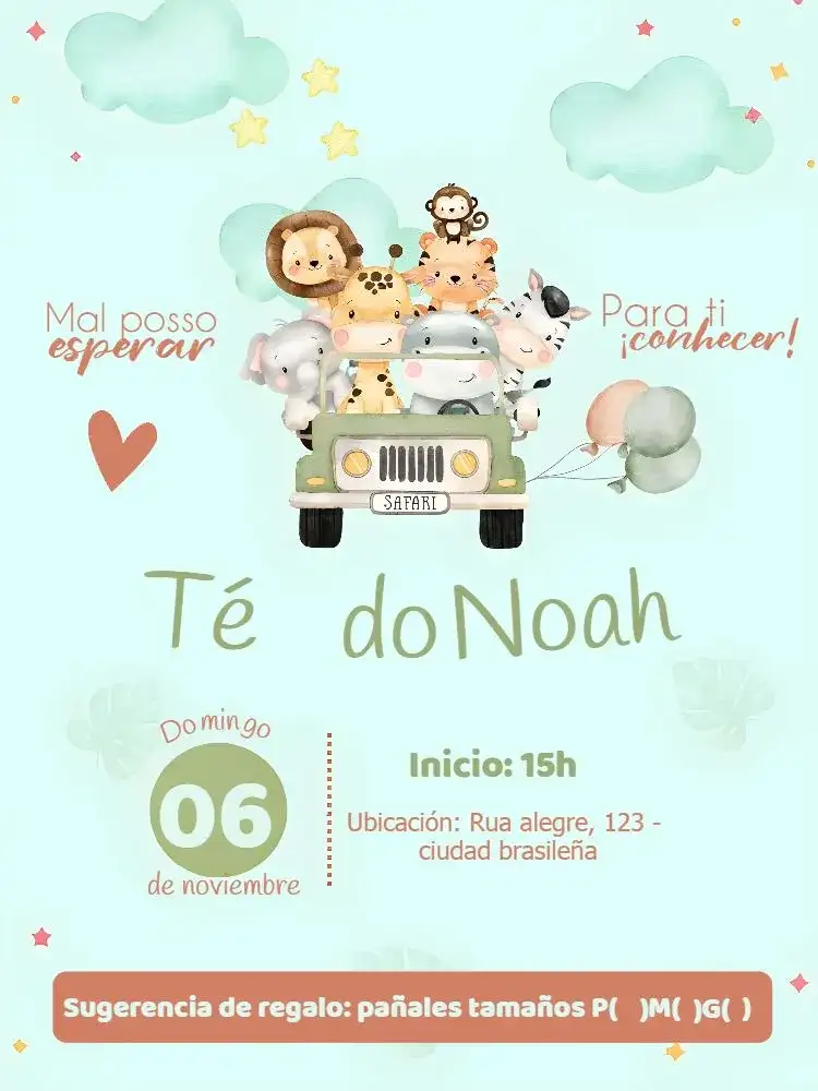 Baby Shower Safari