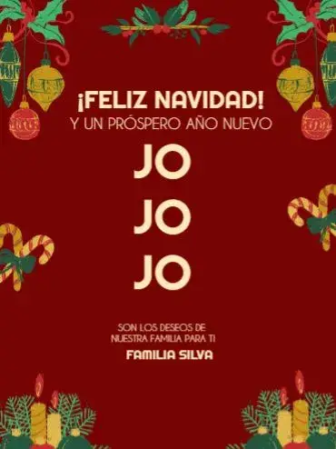Invitación Tarjeta De Navidad Ho Adornos Encuentro