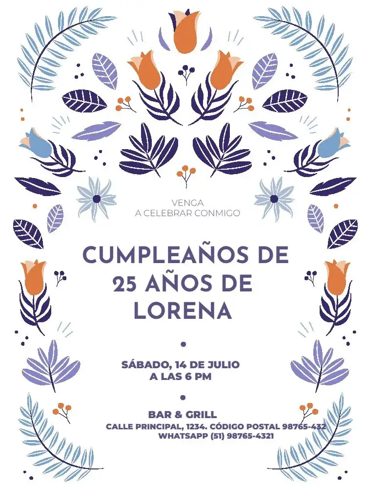 Femenino Adulto Claro Floral Delicado