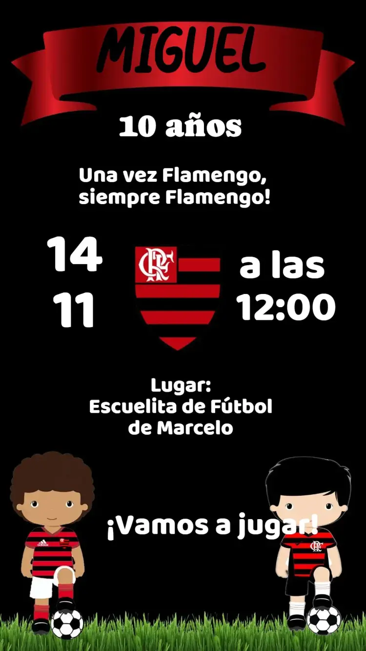 Invitación Flamengo