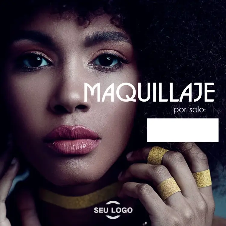 Invitación Publicación Para Maquilladora Mujer