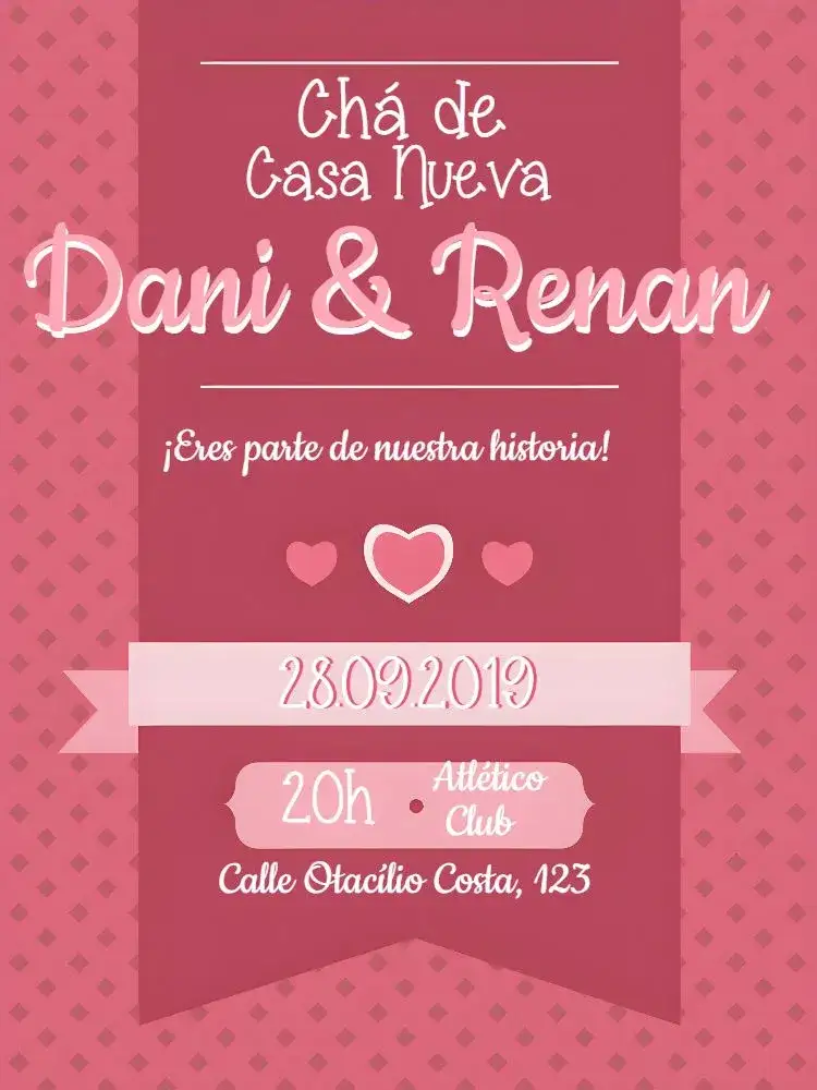 Invitación Té de Casa Nueva Amigas – tema Despedida de Soltera romántico, floral, minimalista, moderno, colores suaves, alegre