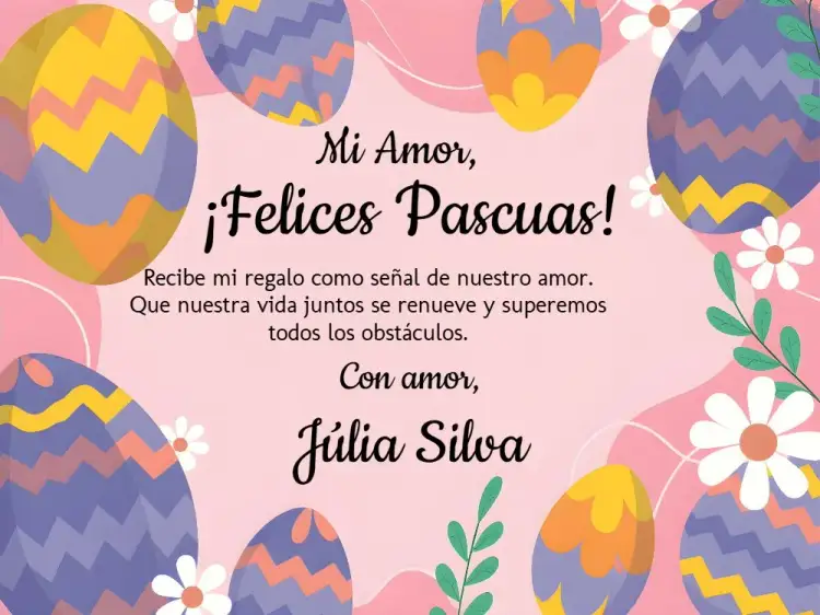 Invitación Tarjeta Feliz Pascua Verde – tema Fechas Conmemorativas floral, colorido, moderno, alegre, vibrante, minimalista
