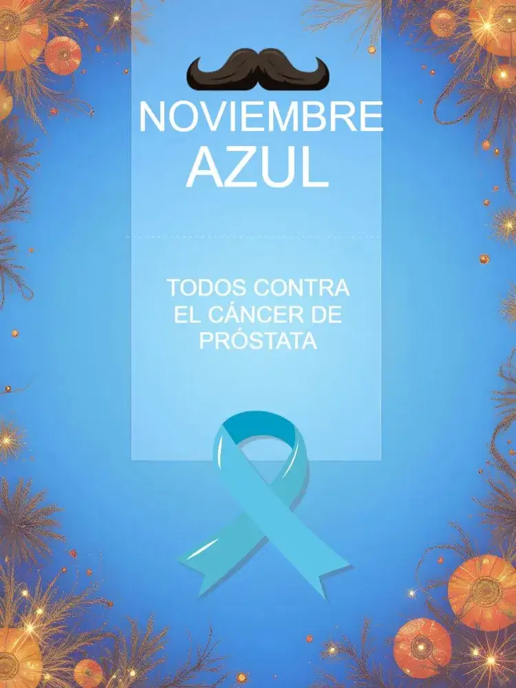 Invitación Publicación Para Noviembre Azul Cáncer – tema Más buscados azul, moderno, minimalista, gráficos inspiradores, clean, informativo