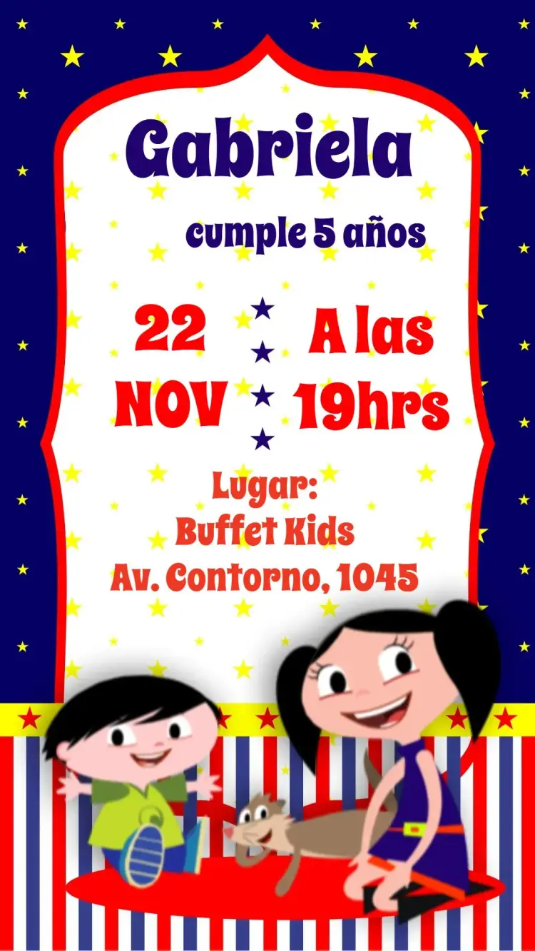 Invitación Show de Luna