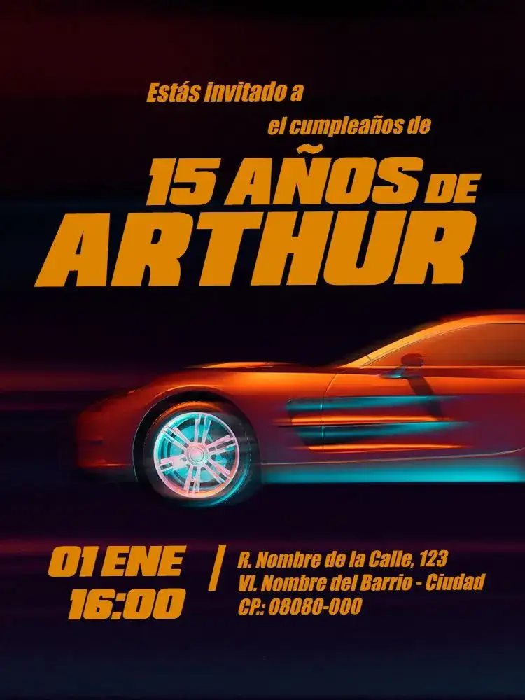 Virtual Masculino - Coche Automóvil