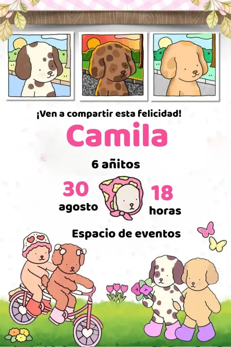 Invitación Bobbie Goods Coloridos