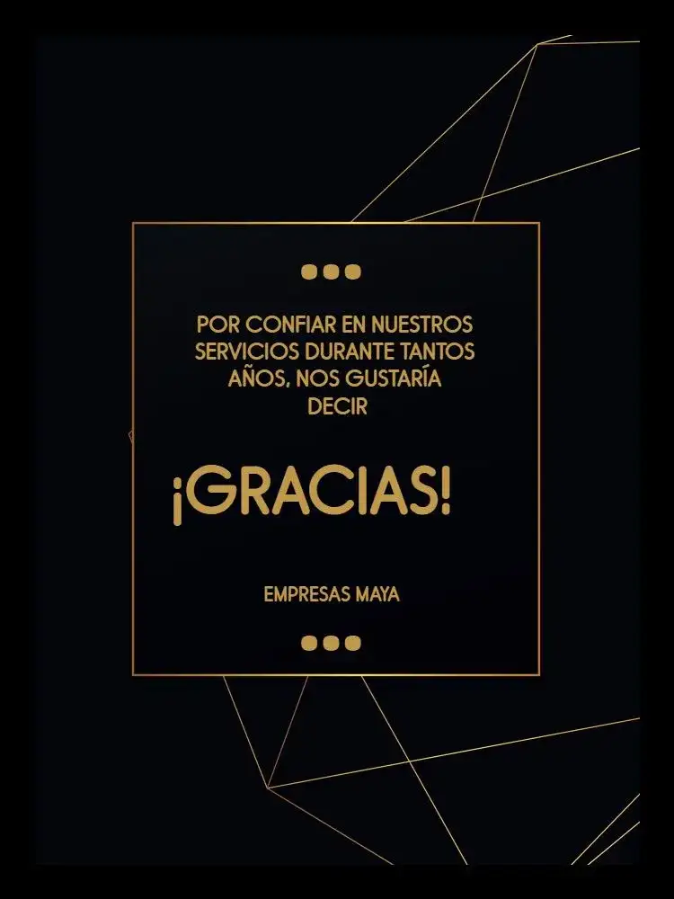 Tarjeta De Agradecimiento Al Cliente Elegante Geométrica