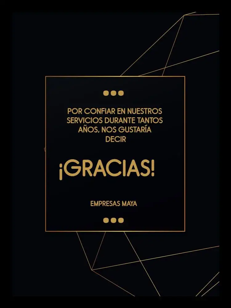 Invitación Tarjeta De Agradecimiento Al Cliente Elegante Geométrica – tema Tarjeta elegante, geométrico, moderno, negro y dorado, profesional