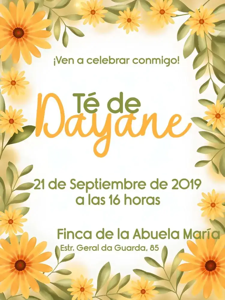 Invitación Despedida de Soltera Floral – tema Despedida de Soltera floral, colorido, moderno, romántico, vintage, alegre