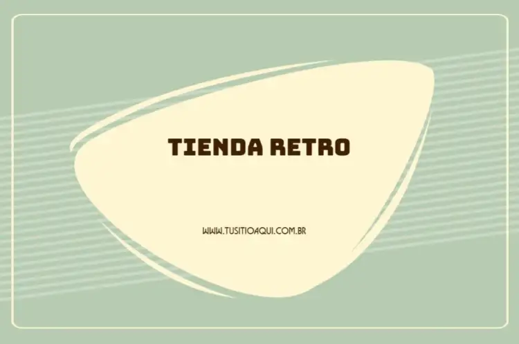 Invitación Tarjeta Frente Retro Tienda – tema Tarjeta vintage, retro, colorido, moderno, divertido
