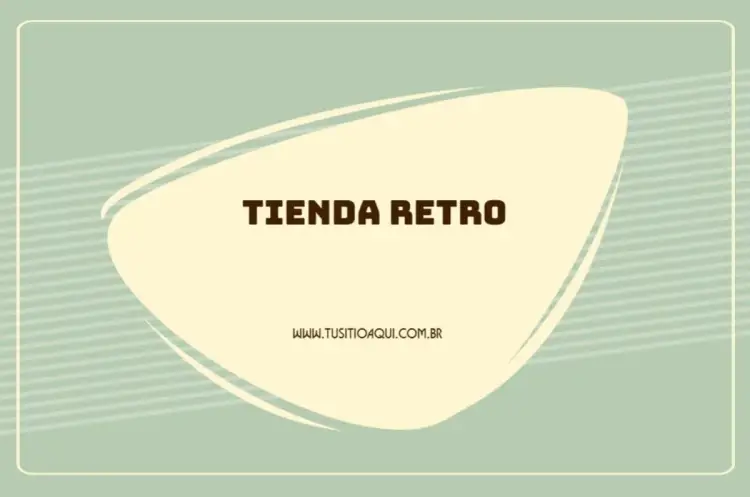 Invitación Tarjeta Frente Retro Tienda