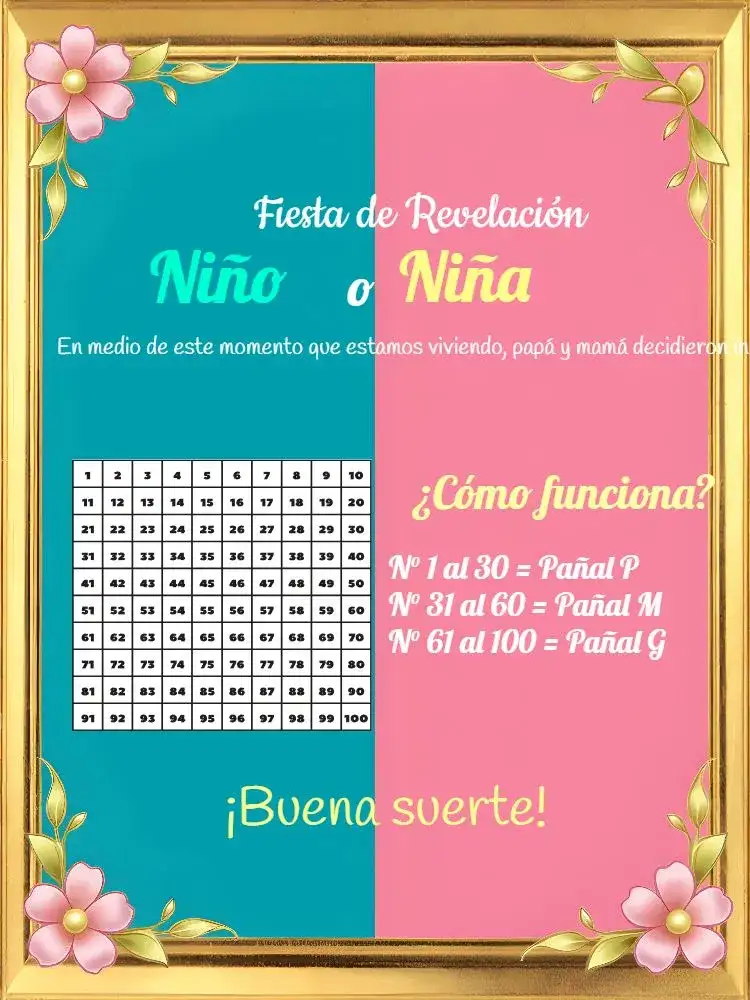 Baby Shower Revelación Mickey y Minnie Rosa