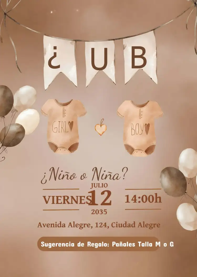 Baby Shower del Osito