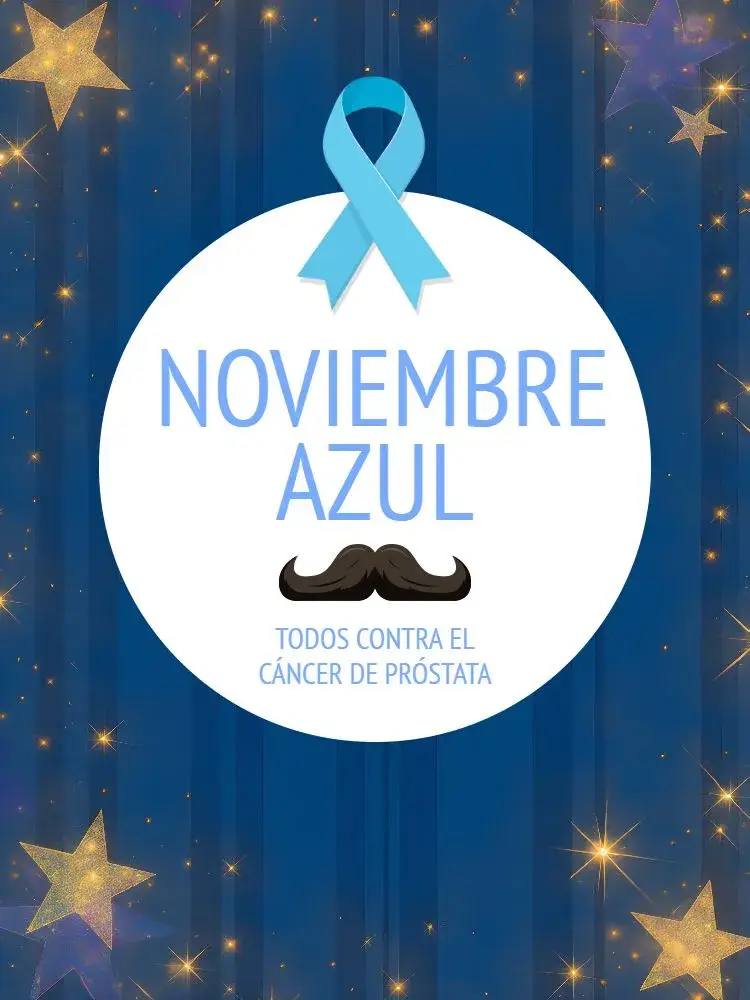 Invitación Publicación Para Noviembre Azul Hombres