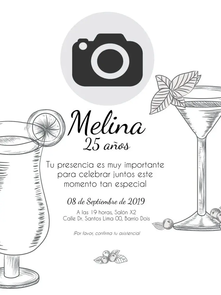 Invitación Cóctel Online