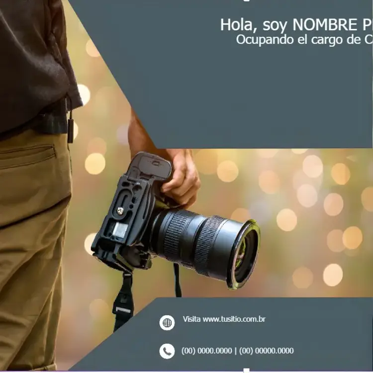 Invitación Publicación Para Fotógrafo Fotografía