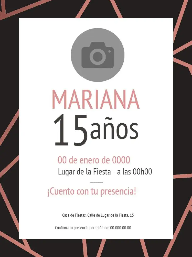 Invitación 15 Años Foto