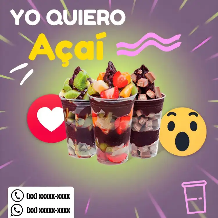 Publicación de Promoción Açaí Morado