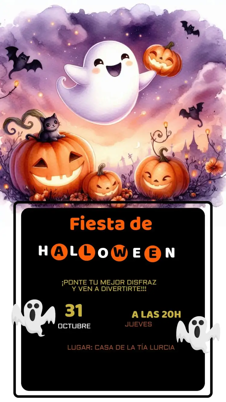 Invitación Invitación Cumpleaños Fiesta de Halloween – tema Fechas Conmemorativas oscuro, misterioso, fantasía, colorido, aterrador