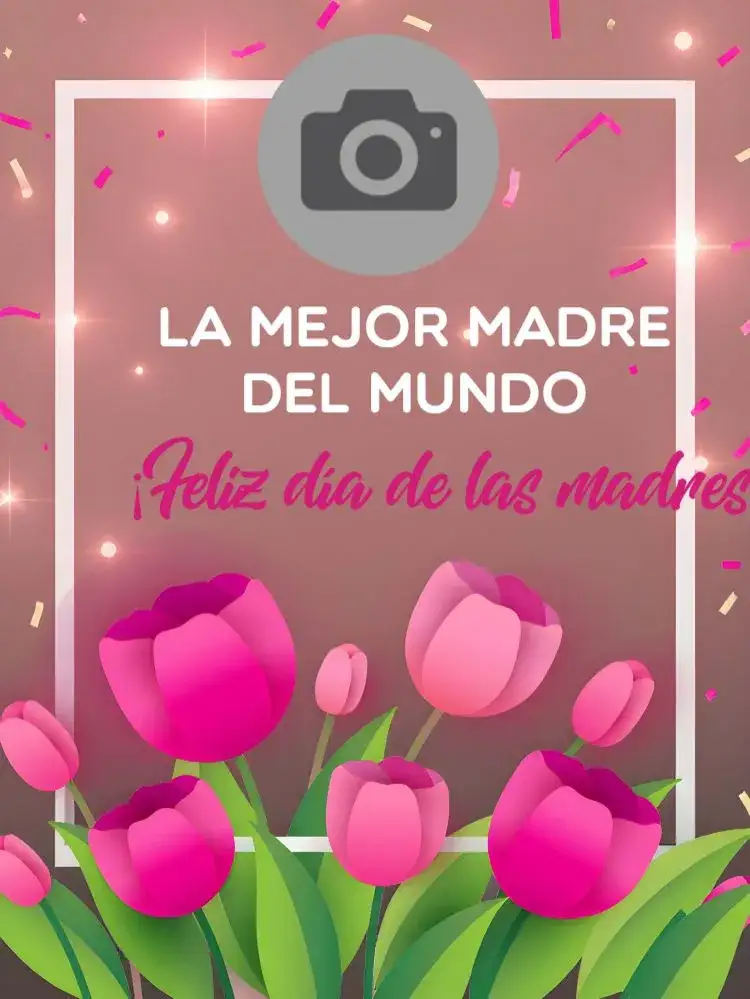 Invitación Publicación Día De La Madre Con Foto Corazón – tema Más buscados rosa, corazón, delicado, moderno, romántico