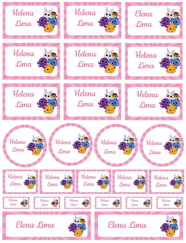Invitación Bolofufos – tema Tarjeta colorido, divertido, infantil, ilustraciones lúdicas, moderno, juguetón