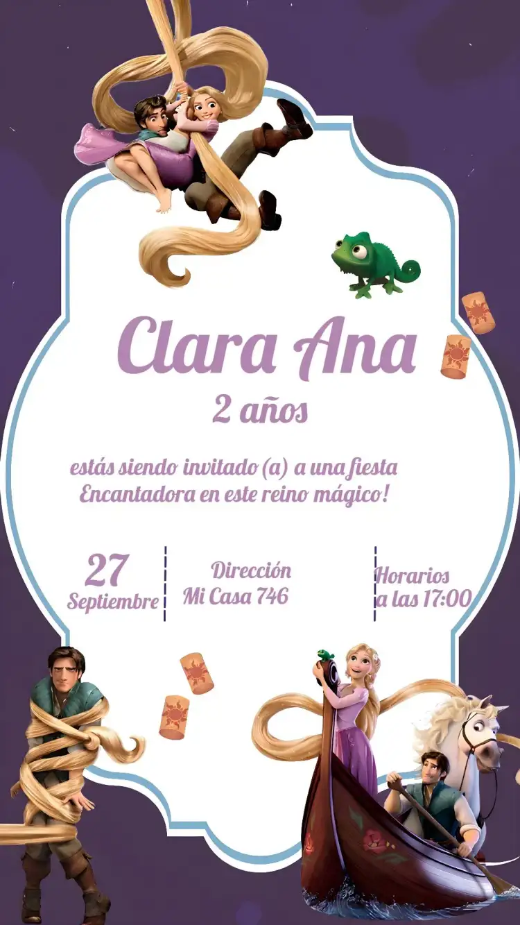 Enrolados Rapunzel Lilás