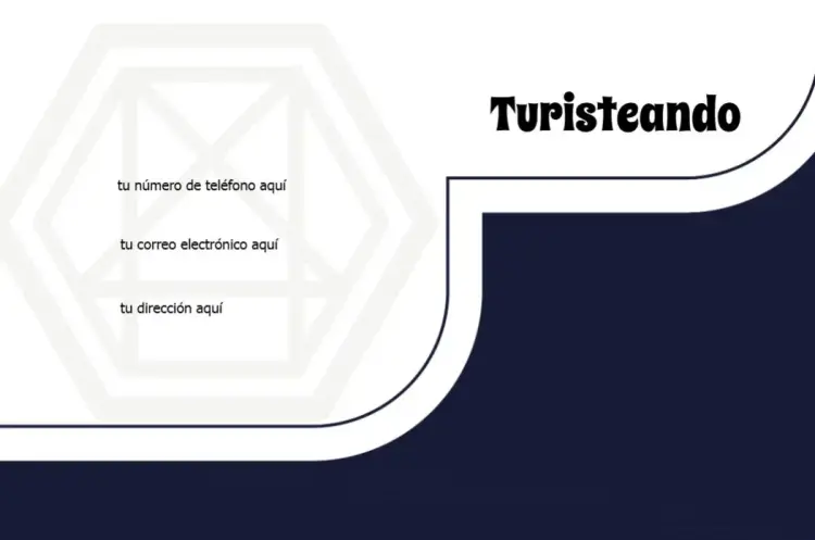 Invitación Tarjeta Posterior Provincial Blanca