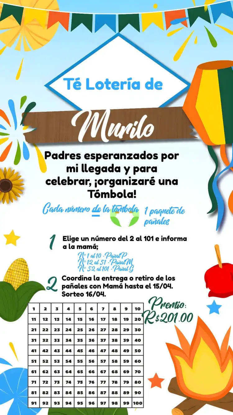 Baby Shower Arraiá Festa Junina Flags