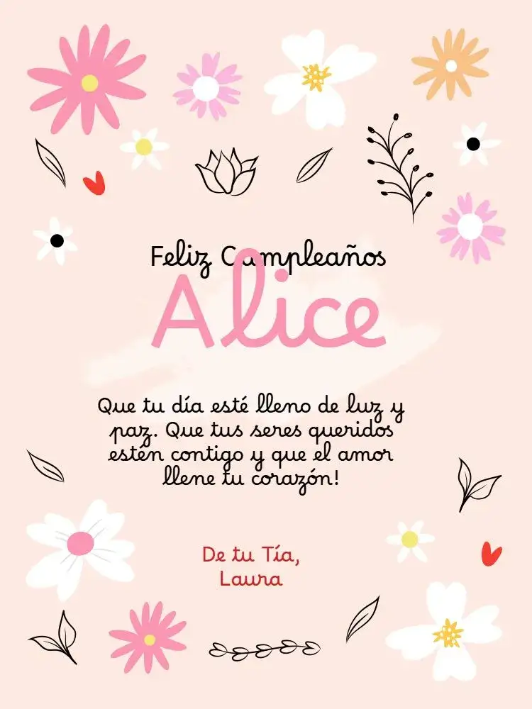 Invitación Tarjeta Con Mensaje De Felicitación/Feliz Rosa Floral Delicado – tema Tarjeta floral, delicado, femenino, rosa, moderno