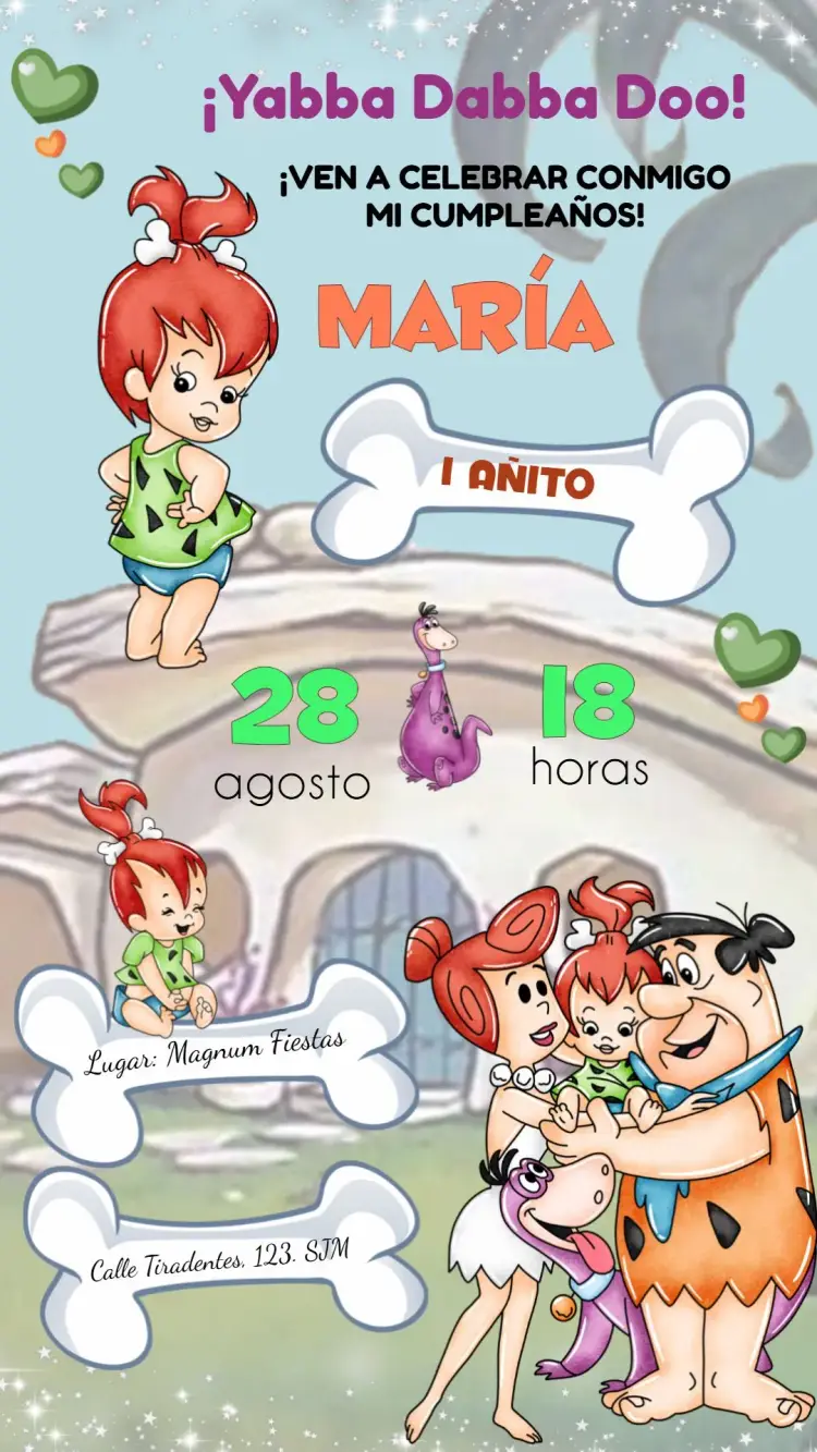 Invitación Pedrita Os
