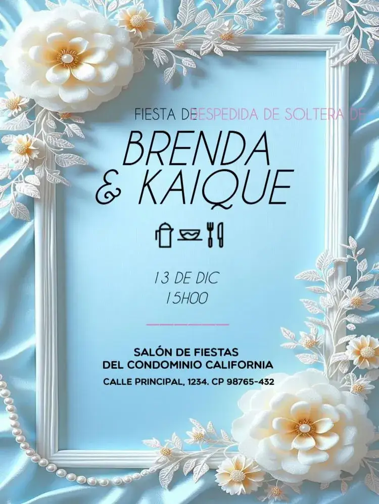 Invitación Té De Cocina Delicado Para Editar Pareja – tema Té Rifa minimalista, delicado, verde, claro, simple