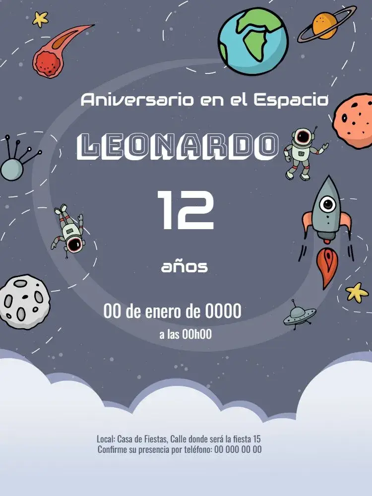 Invitación Espacio Nave