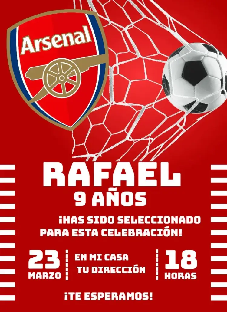 Invitación Arsenal 4