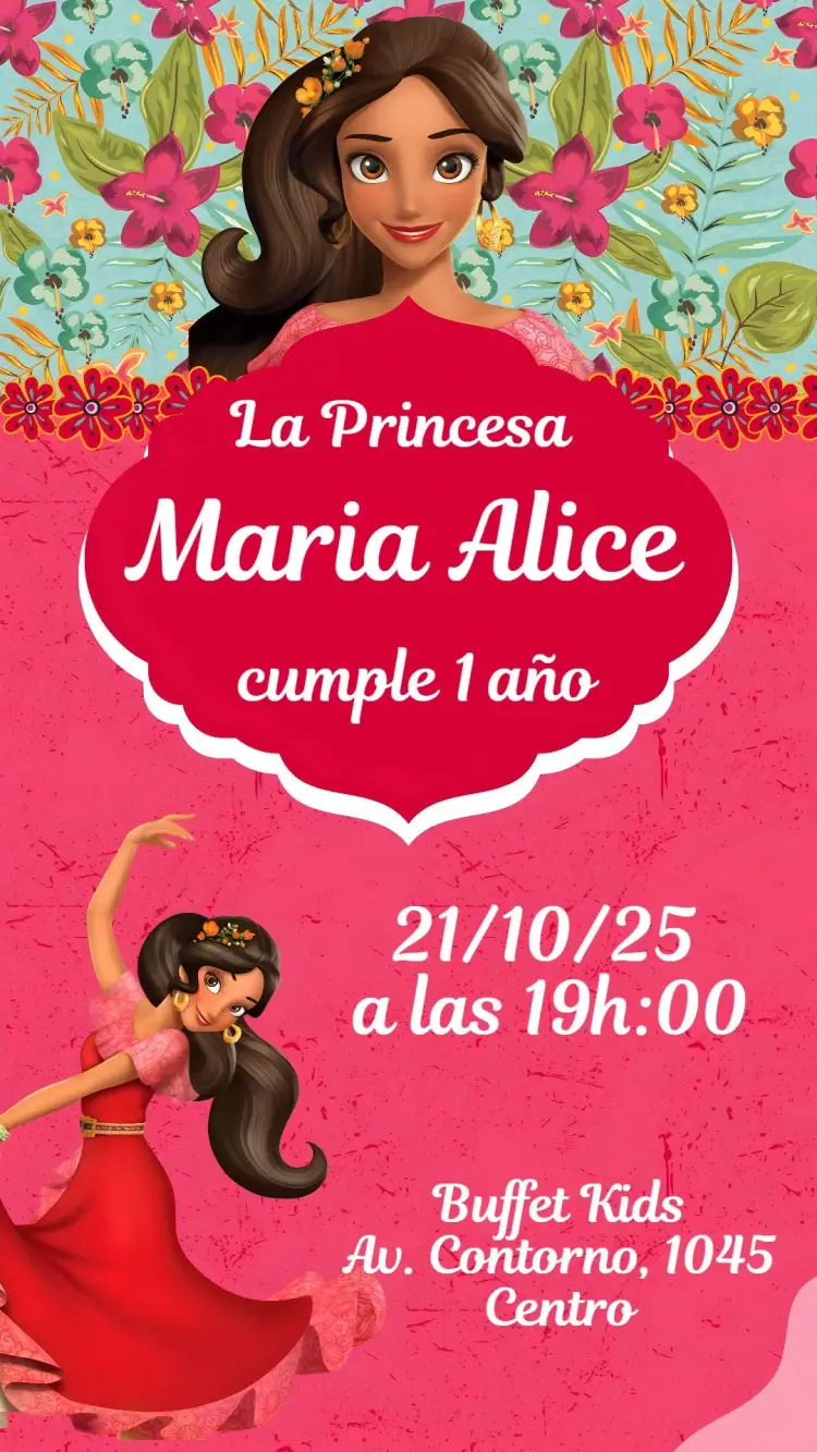 Invitación Elena de Avalor