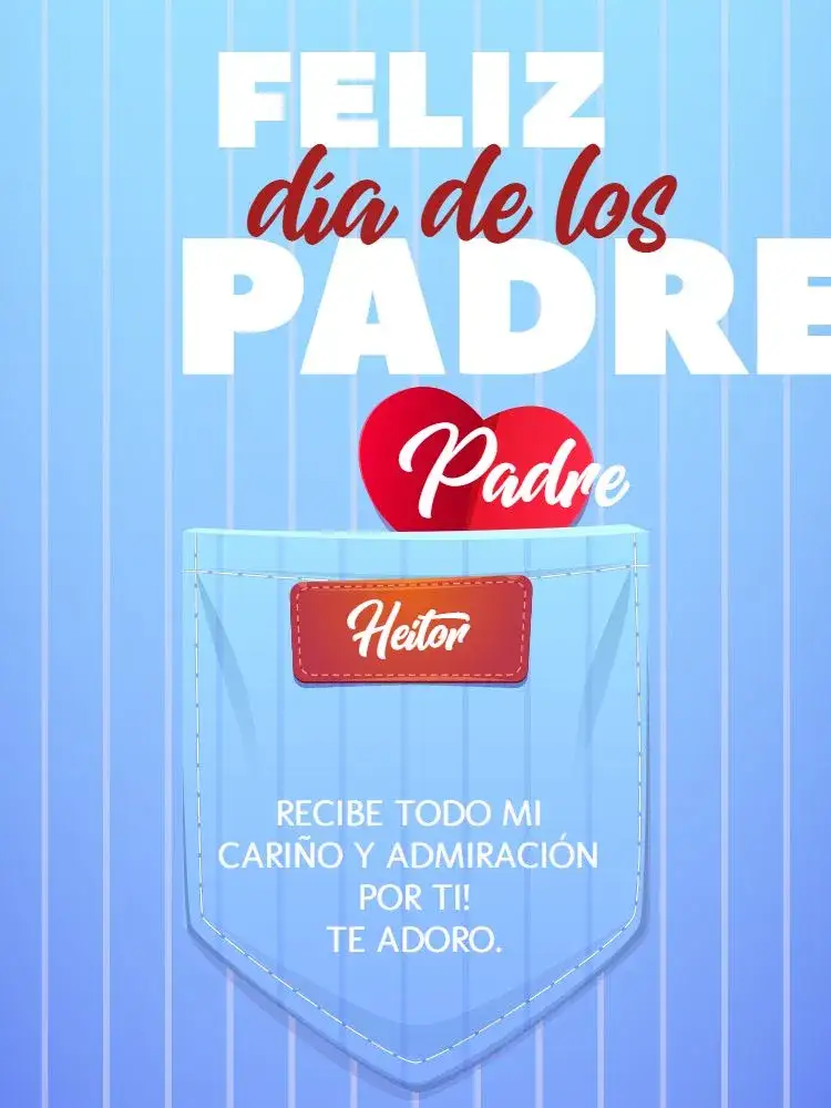 Invitación Cómo Hacer Tarjeta Día Del Padre Creativa Claro – tema Tarjeta azul claro, divertido, moderno, creativo, romántico