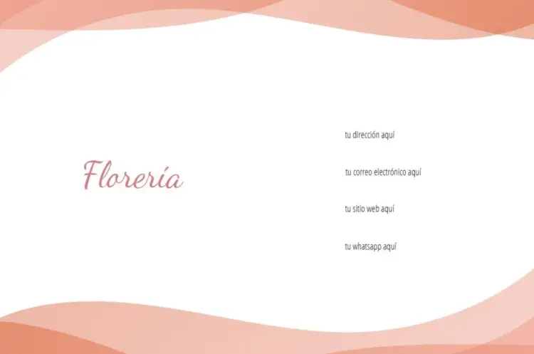 Invitación Tarjeta Reverso Delicadeza Arquitectura