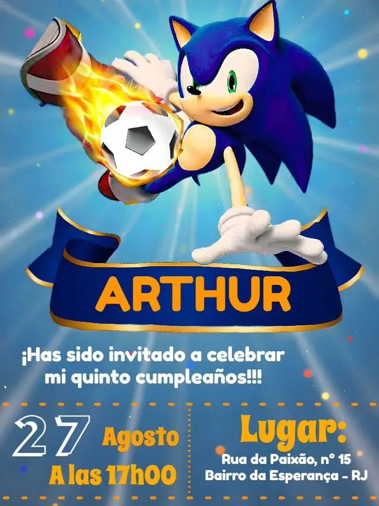 Invitación Sonic Digital